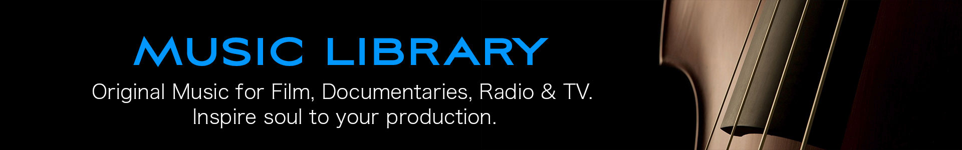 Music Library - original music for Film, Radio and TV